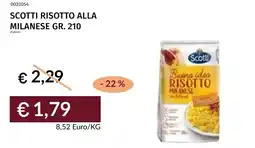 Prezzemolo e Vitale Scotti risotto alla milanese offerta