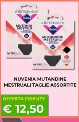 Kuadrifoglio Nuvenia mutandine mestruali offerta