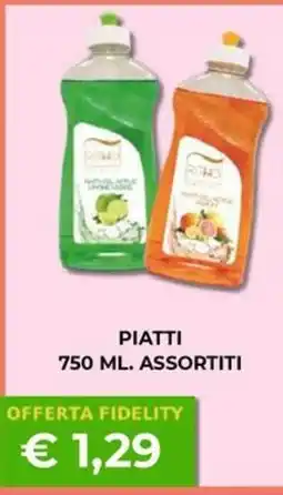 Kuadrifoglio Piatti assortiti offerta