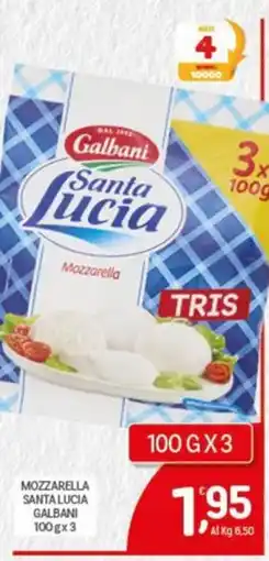 Crai Mozzarella Santa Lucia Galbani offerta