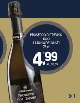 Crai La Rosa dei gusti Prosecco D.O.C. Treviso offerta