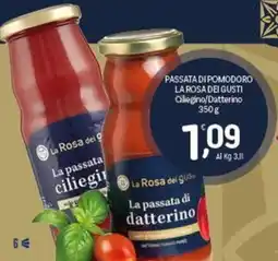 Crai La Rosa dei gusti passata di pomodoro offerta
