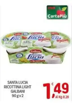 Crai Santa Lucia Ricottina Light offerta