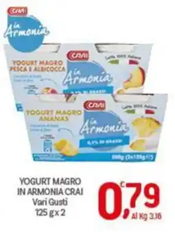 Crai Yogurt magro in Armonia Crai offerta