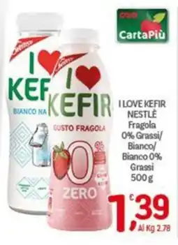 Crai I love kefir Nestlé Gusto Fragola offerta
