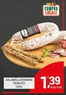 Crai Salamella romana Fiorucci Letto offerta