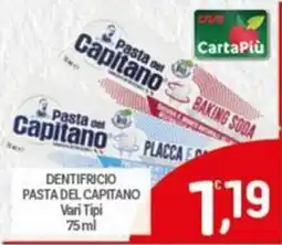 Crai Dentifricio Pasta del Capitano offerta