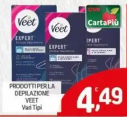 Crai Prodotti per la depilazione Veet offerta