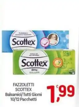 Crai Fazzoletti Scottex Balsamici/Tutti Giorni offerta