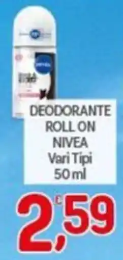 Crai Deodorante roll on Nivea offerta