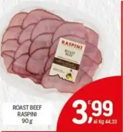 Crai Roast beef Raspini offerta