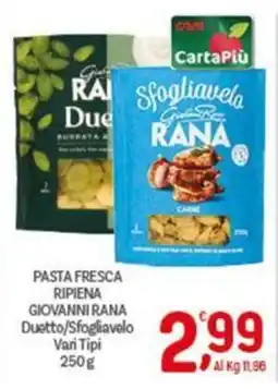 Crai Pasta fresca ripiena Giovanni Rana offerta