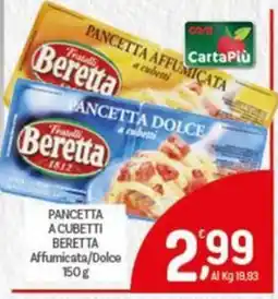 Crai Pancetta a cubetti Beretta offerta