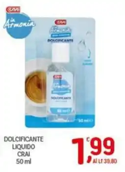 Crai Dolcificante liquido Crai offerta