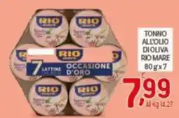 Crai Tonno all'olio di oliva Rio Mare offerta