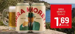Crai Birra Moretti offerta