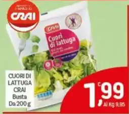 Crai Cuori di lattuga Crai offerta
