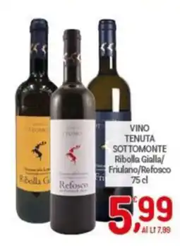 Crai Vino Tenuta Sottomonte offerta