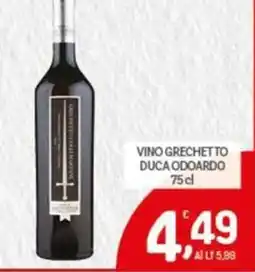 Crai Vino Grechetto Duca Odoardo offerta