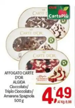 Crai Affogato Carte d'Or Algida offerta