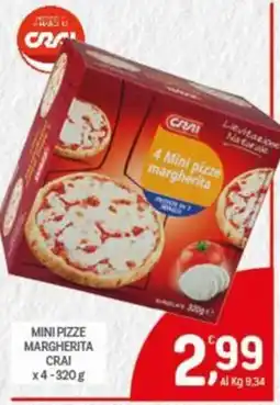 Crai Mini pizze margherita Crai offerta
