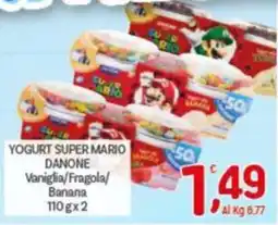 Crai Yogurt Super Mario Danone offerta