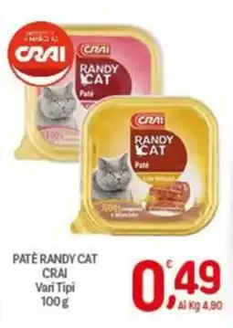 Crai Paté Randy Cat Crai offerta