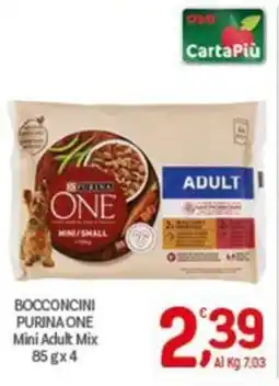 Crai Bocconcini Purina One Mini Adult Mix offerta