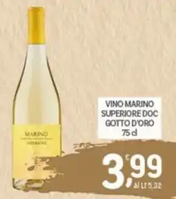Crai Vino Marino Superiore DOC Gotto d'Oro offerta
