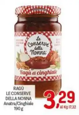 Crai Ragù Le conserve della nonna offerta