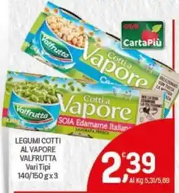 Crai Legumi cotti al vapore Valfrutta offerta