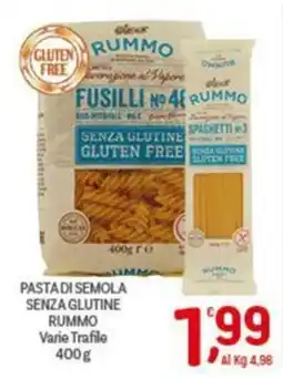 Crai Pasta di semola senza glutine Rummo offerta