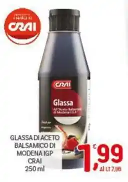 Crai Glassa di aceto balsamico di Modena IGP Crai offerta