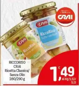 Crai Riccoriso Crai Ricetta Classica offerta