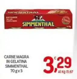 Crai Carne magra in gelatina Simmenthal offerta
