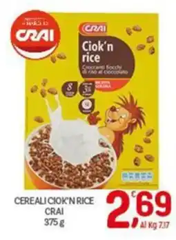 Crai Cereali Ciok'n Rice Crai offerta