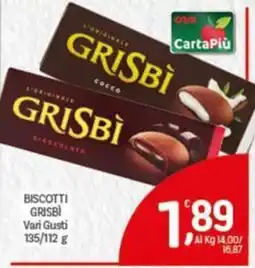 Crai Biscotti Grisbi offerta