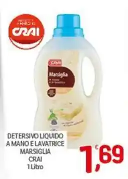 Crai Detersivo liquido Marsiglia Crai offerta