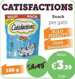 ZooPlanet Catisfactions Snack per gatti offerta