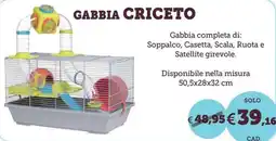 ZooPlanet Gabbia Criceto offerta