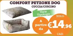 ZooPlanet Comfort Petzone Dog Cuccia/Cuscino offerta