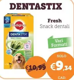 ZooPlanet Pedigree Dentastix offerta