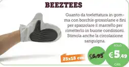 ZooPlanet Beeztees guanto da toelettatura offerta
