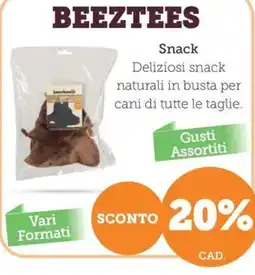 ZooPlanet Beeztees Snack offerta