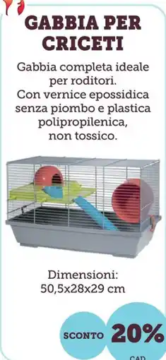 ZooPlanet Gabbia per criceti offerta