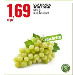 Eurospin Uva bianca senza semi offerta