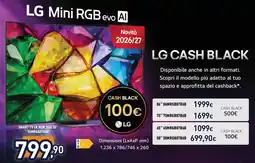 Unieuro LG Smart TV 4K Mini RGB 55" 55MRGB87B6B offerta