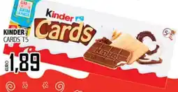 Big Food Kinder Cards T5 offerta