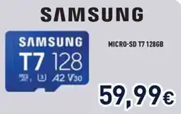 Unieuro Samsung Micro-SD T7 128GB offerta