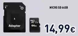 Unieuro ioplee Micro SD 64GB offerta